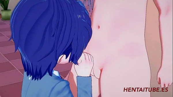 Tokyo Ghoul - Touka Kirishima Handjob, Blowjob and Fucked in a Table - Hentai 3D